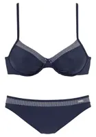 LASCANA Bikiny  námornícka modrá / biela
