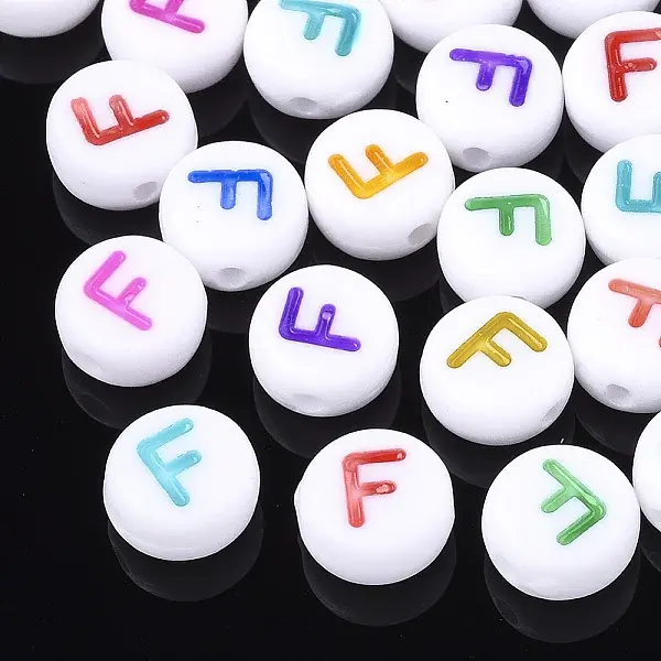 Initial Acrylic Beads