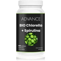 Advance Chlorella + Spirulina tablety pro detoxikaci organismu a podporu imunity 1000 tbl