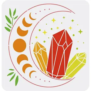 Plastic Reusable Drawing Painting Stencils Templates