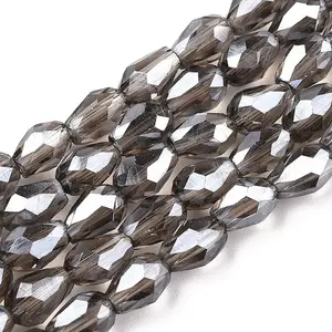 Electroplate Glass Beads Strands