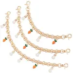 Alloy Enamel Pendant Purse Chains