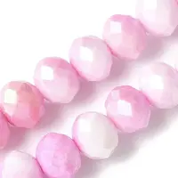 Electroplate Glass Beads Strands