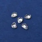 Teardrop-Shaped Cubic Zirconia Cabochons