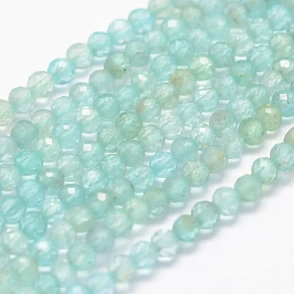 Natural Apatite Beads Strands