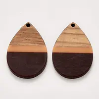 Resin & Walnut Wood Pendants