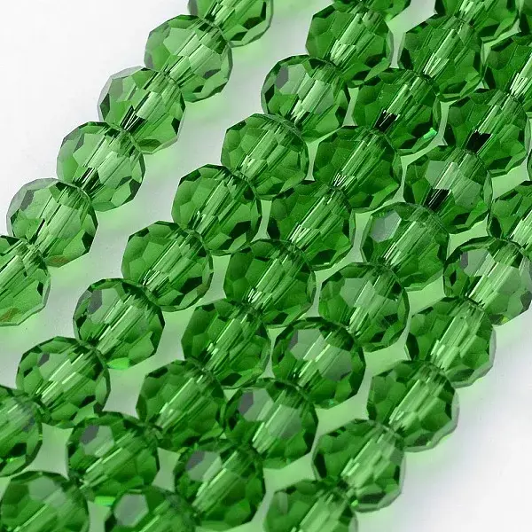 Transparent Glass Bead Strands