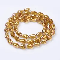 Electroplate Glass Beads Strands
