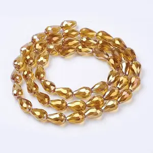 Electroplate Glass Beads Strands