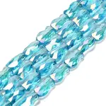 Electroplate Glass Beads Strands