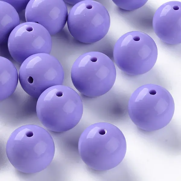 Opaque Acrylic Beads