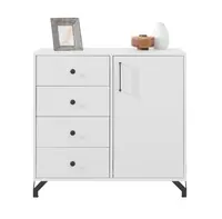 Komoda bjorn, skandinávský styl - bílá