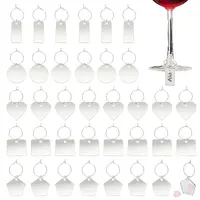 Acrylic Wine Glass Charms