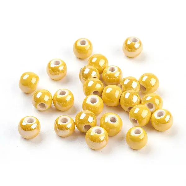 Glazed Porcelain Beads
