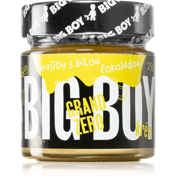 Big Boy Grand Zero Arašídy s bílou čokoládou ořechová pomazánka s čokoládou 250 g