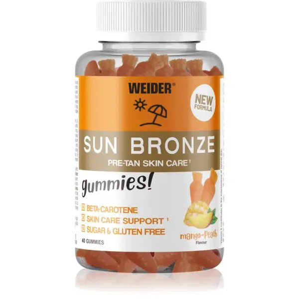 Weider Sun Bronze Gummies žvýkací tablety pro krásnou pleť 160 g