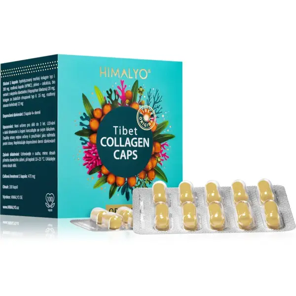 HIMALYO Tibet Collagen Caps kapsuly pre krásne vlasy, pleť a nechty 100 cps
