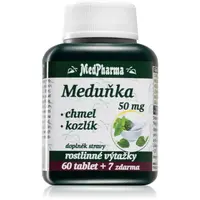 MedPharma Meduňka + chmel + kozlík tablety na normálnu funkciu srdca a ciev 67 tbl