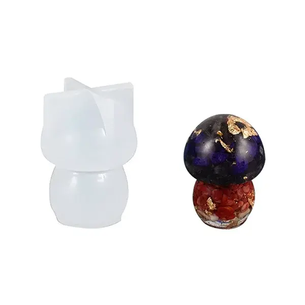 DIY Mushroom-shaped Display Decoration Food Grade Silicone Molds