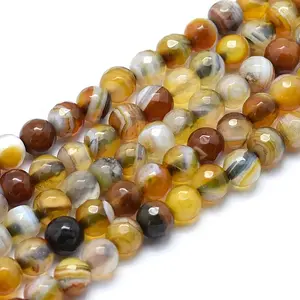 Natural Striped Agate/Banded Agate Beads