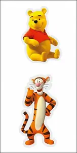 Pěnové figurky mini medvídek pú