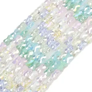 Electroplate Glass Beads Strands