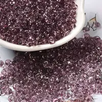 Transparent Colours Glass Seed Beads