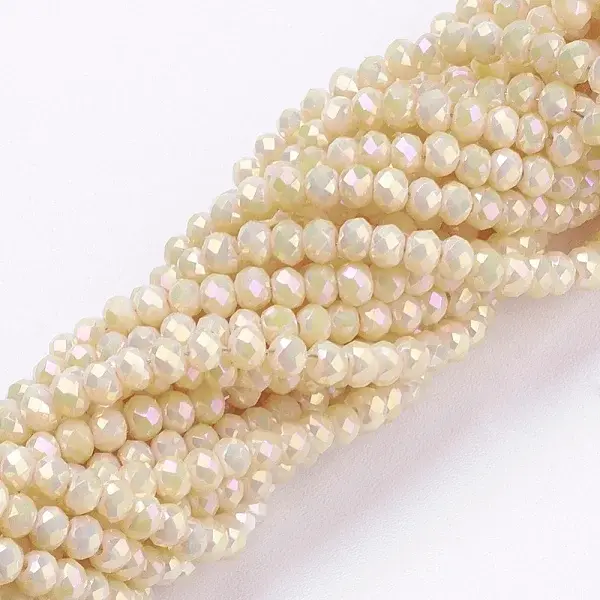 Electroplate Glass Beads Strands