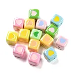 Opaque Colourful Acrylic Enamel Beads