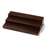 (Defective Closeout Sale: Scratched) 3-Tier Wood Slotted Display Riser Stands