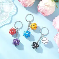3Pcs Opaque Acrylic Keychains