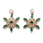 Brass Cubic Zirconia Pendants