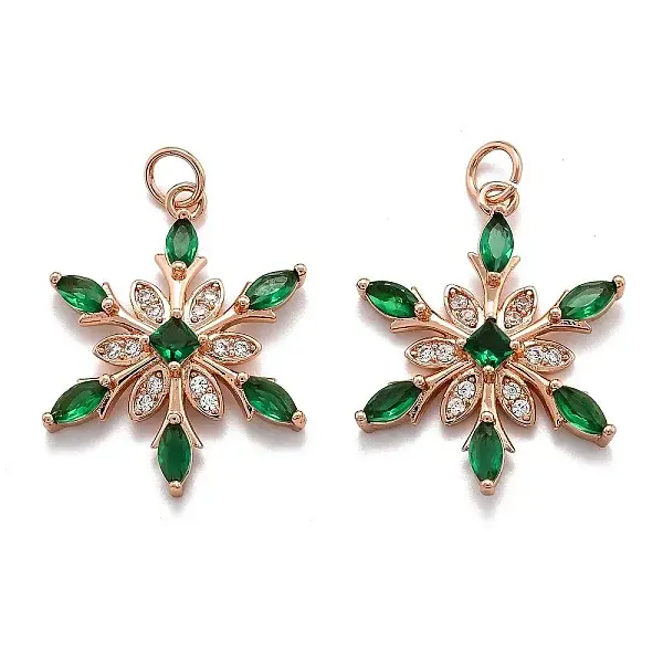 Brass Cubic Zirconia Pendants