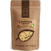 NATU Banánové chipsy neslazené BIO sušené ovoce neproslazované 230 g
