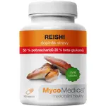 MycoMedica Reishi 50 % polysacharidů 20 % beta-glukanů kapsle pro podporu imunitního systému 90 cps