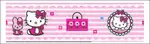 Samolepicí bordura hello kitty