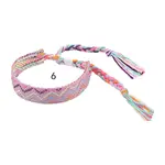 Cotton Braided Wave Pattern Cord Bracelet