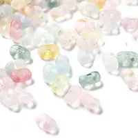 Gradient Color Transparent Frosted Acrylic Beads