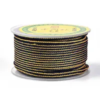 11M Polycotton Metallic Braided Cord