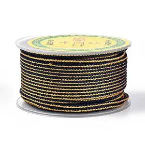 11M Polycotton Metallic Braided Cord