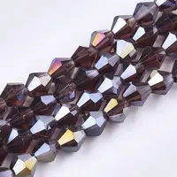Electroplate Glass Beads Strands