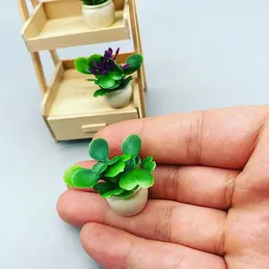 Mini Plastic Artificial Plant Ornaments