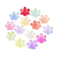 Transparent Plastic Bead Caps