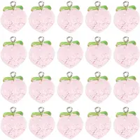 20Pcs Transparent Resin Pendants