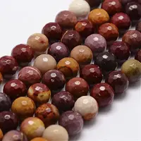Natural Mookaite Beads Strands