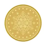 Plastic Self Adhesive Gold Foil Embossed Stickers