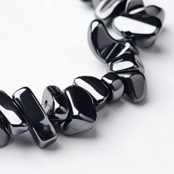 Non-Magnetic Synthetic Hematite Beads Strands