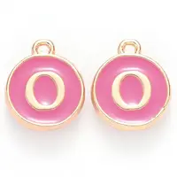 Golden Plated Alloy Enamel Charms