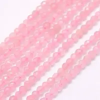 Natural Rose Quartz Beads Strands