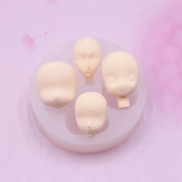 DIY Silicone Doll Face Molds